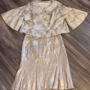 Stunning Moschino Gold Suit